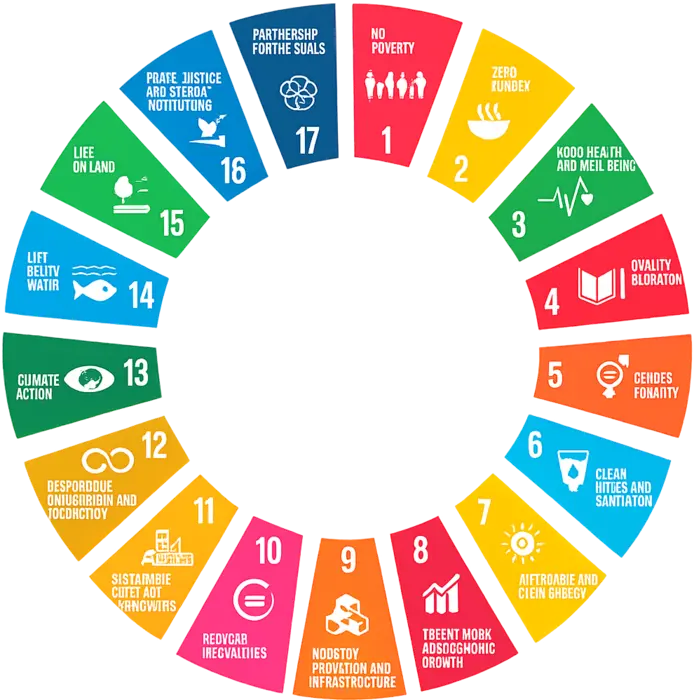 UN Sustainable Development Goals wheel